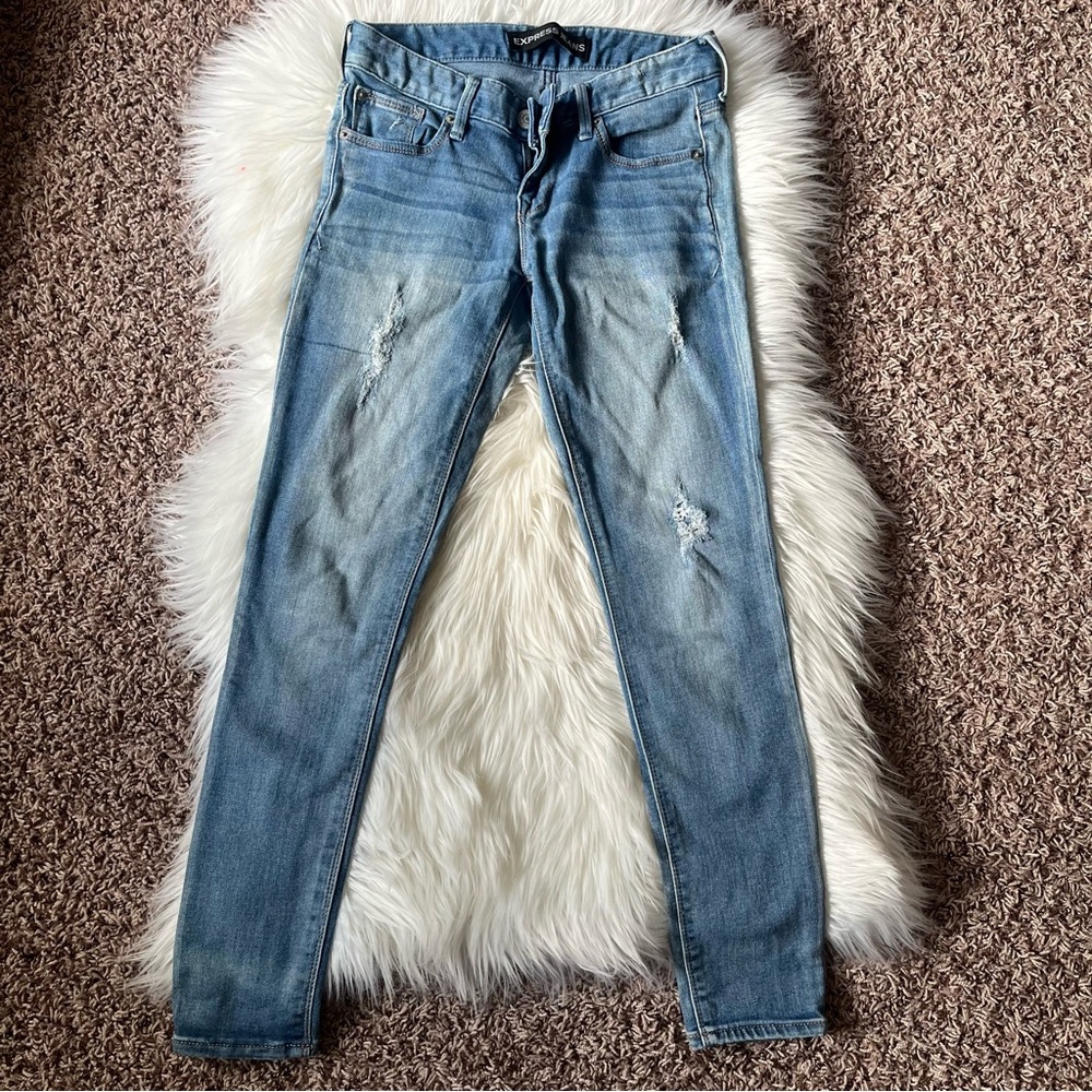 Express Stretch Skinny Jeans Size 0
